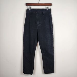 Reformation Jeans Kayo High and Skinny Black Erie Paper Bag‎ Waist Women's 28